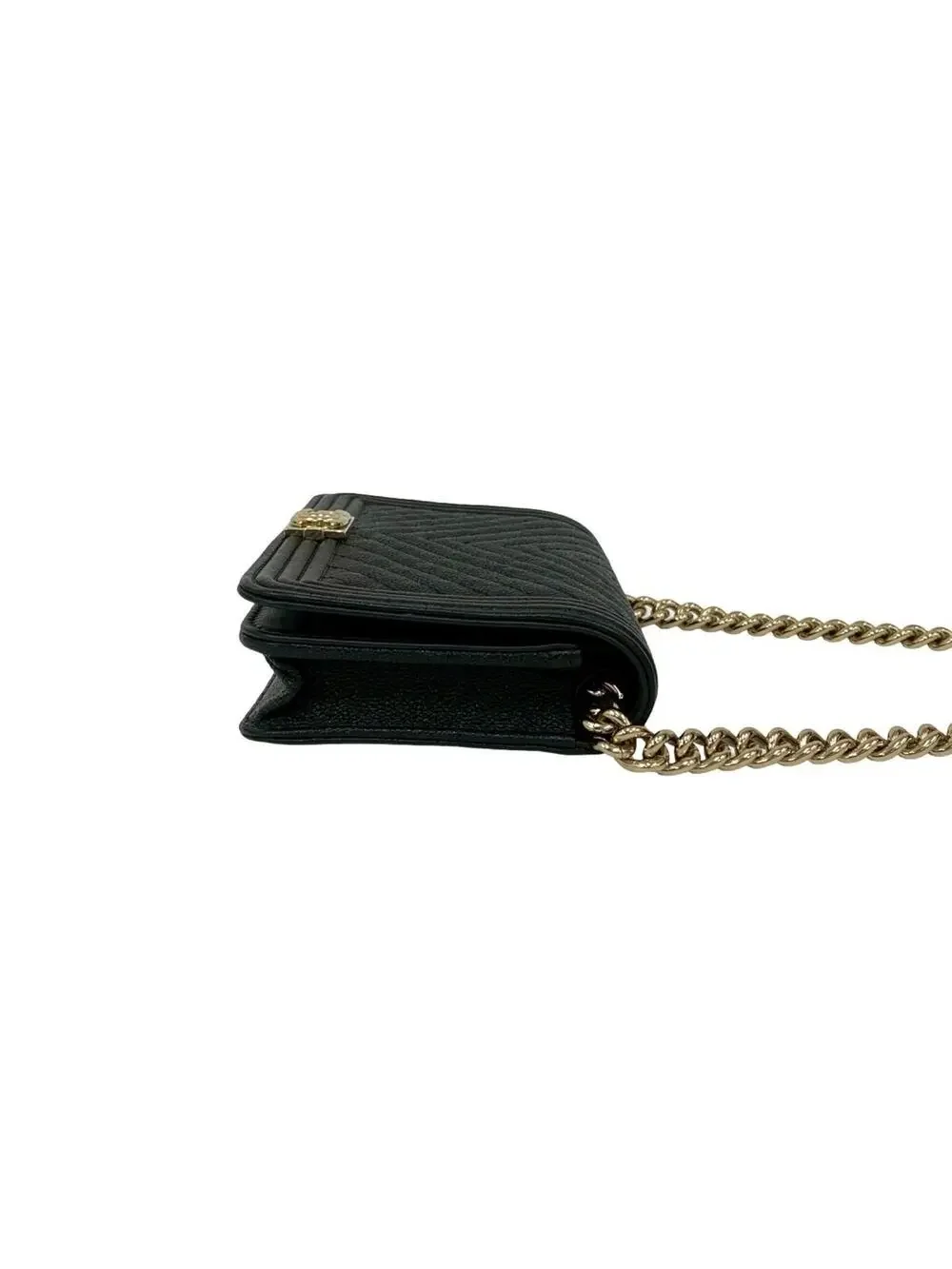 Chanel Boy Wallet On Chain Chevron #251708C28B